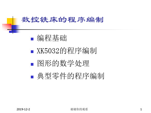 第四章 数控铣床的程序编制.ppt