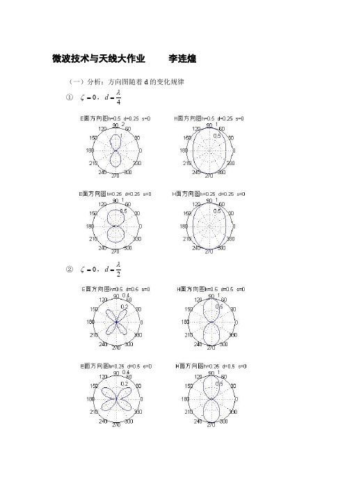 微波技术与天线大作业