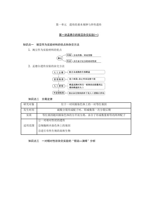 孟德尔的豌豆杂交实验(一)