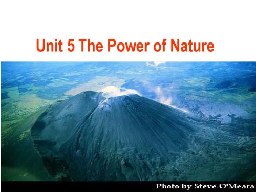 Book6 Unit5 Unit 5 The Power of Nature