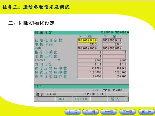 FANUC数控系统伺服参数初始化设定