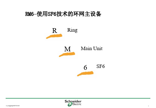 施耐德RM中压开关柜