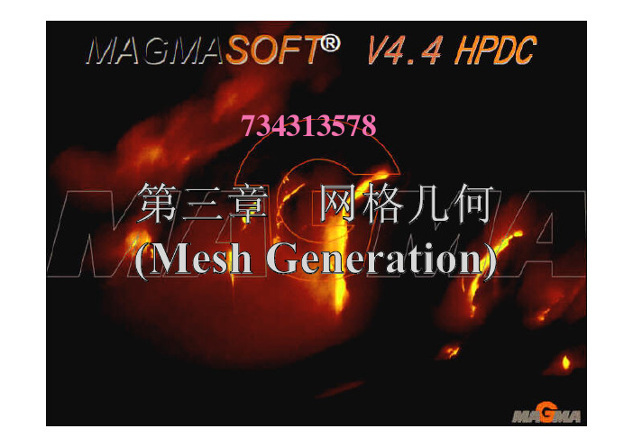 MAGMASOFT V4-HPDC教程第三章