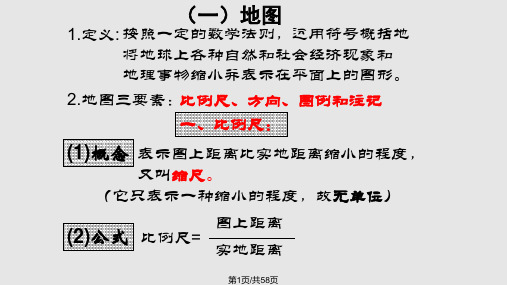 云南省高考地理复习——地图基础知识PPT课件