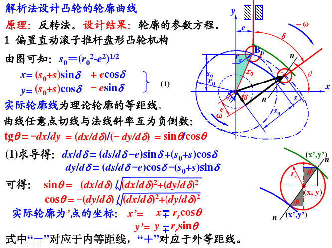 第10章 凸轮传动解析法