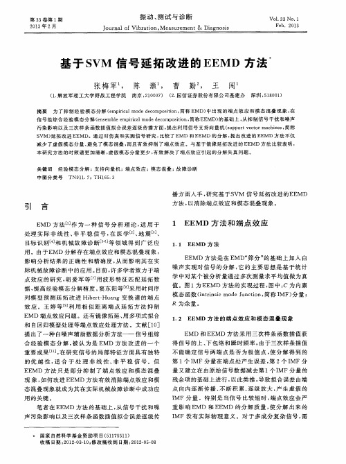 基于SVM信号延拓改进的EEMD方法