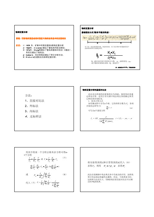 中科院老师课件详细的XRD