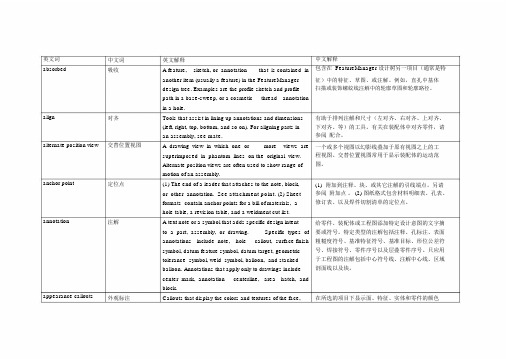 Solidworks2014术语(中英文对照)