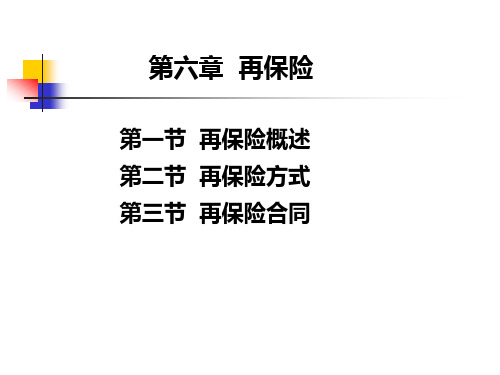 第六章再保险[50页]