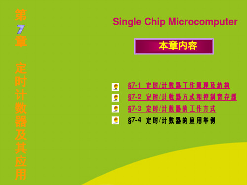 (推荐)定时计数器及其应用精选PPT