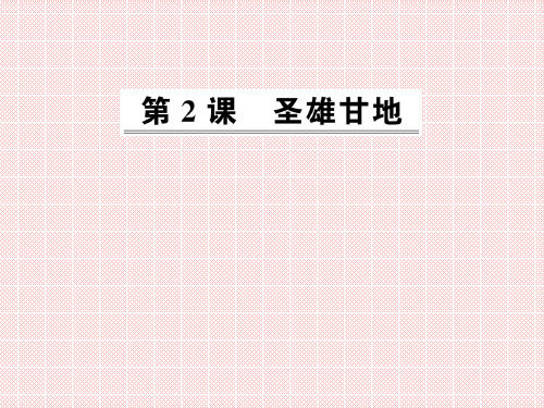 4.2圣雄甘地课件(人教版选修4)