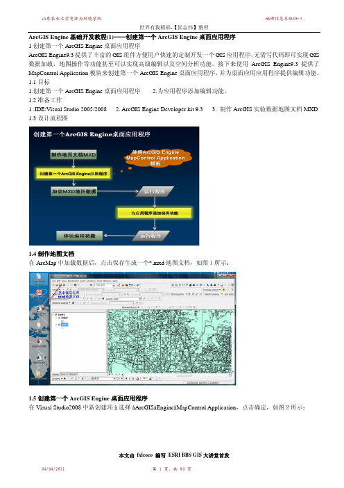 优-ArcEngine基础开发教程C#二次开发ArcGis