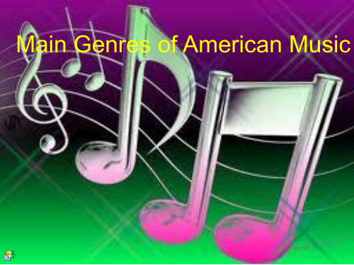 Genres of music