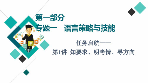 专题01+语言策略与技能-2024年高考语文一轮复习精讲课堂