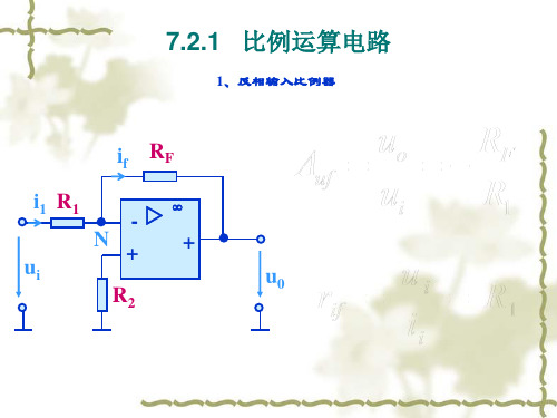 集成运算放大器的线性应用