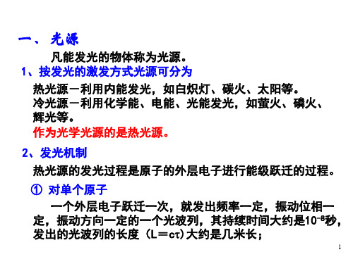 光源、光的相干性