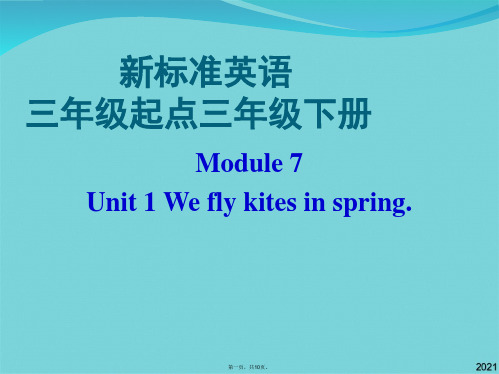 三级下册英语课件Module unit外研版2(共10张PPT)