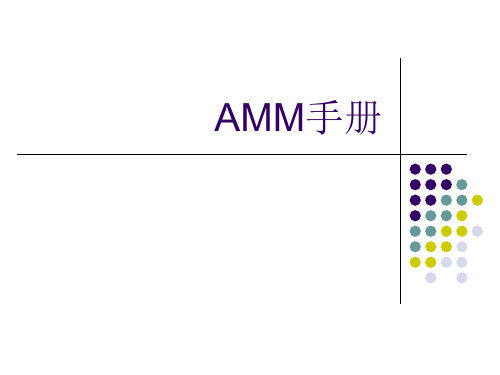 AMM手册讲解