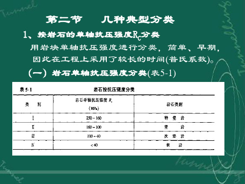 几种岩石硬度分级方法