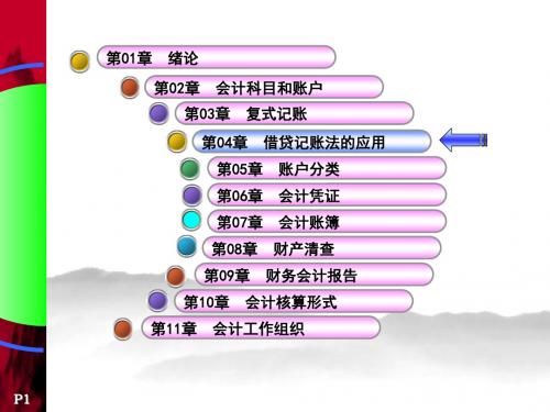 会计学原理_04_借贷记账法的应用