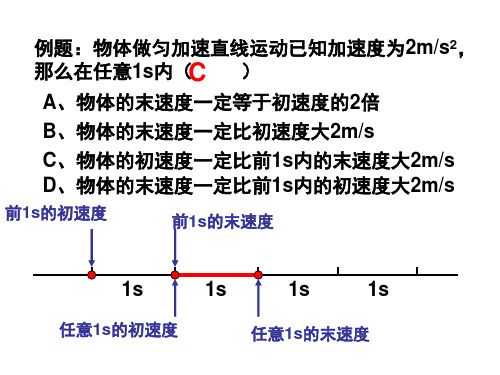 匀变速直线运动解题指导[上学期]新人教版