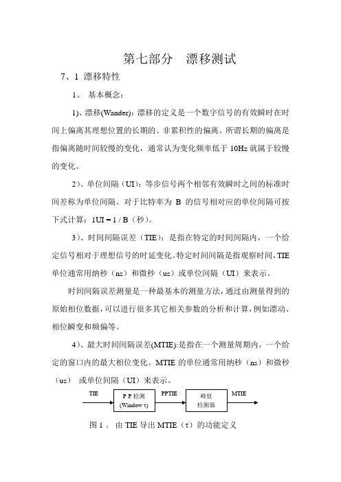 漂移测试