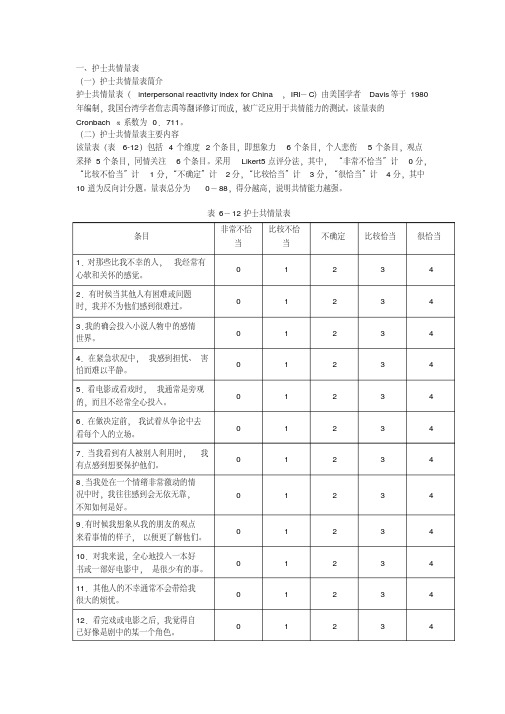 护士共情量表-精选.pdf