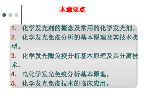 化学发光免疫分析的基本原理及其技术类型