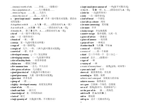 考研英语常用短语(打印版)