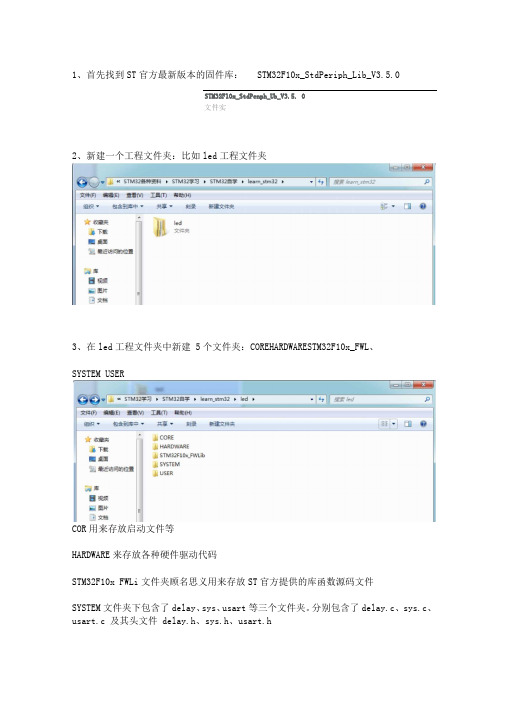 STM32建工程详细方法步骤