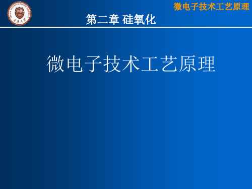 硅集成电路工艺 第三章 硅氧化 图文