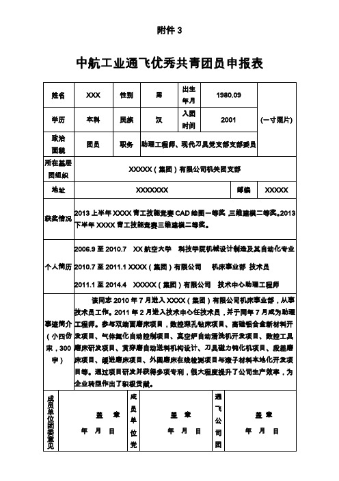 企业优秀团员事迹材料