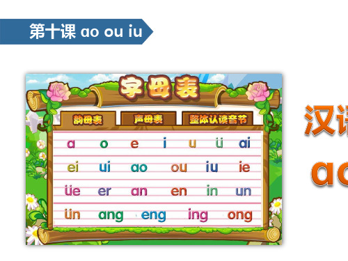 《ao ou iu》ppt课件  部编版课件2