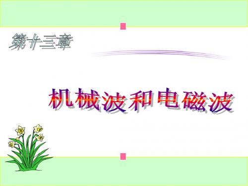 波13-5_驻波13-6多普勒效应 冲击波13-7电磁波
