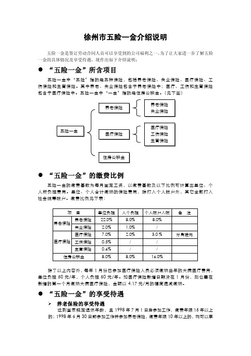 五险一金的介绍说明(2010年1月版)