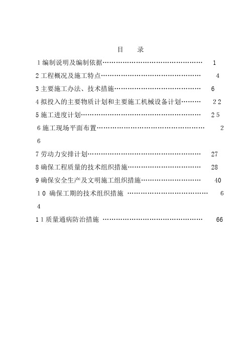 路改造工程技术标范本