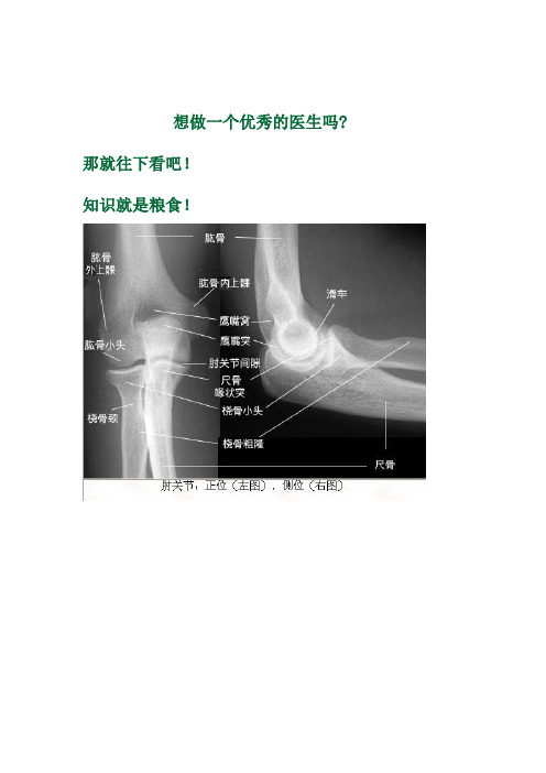 临床助手   x线解剖绝版珍藏