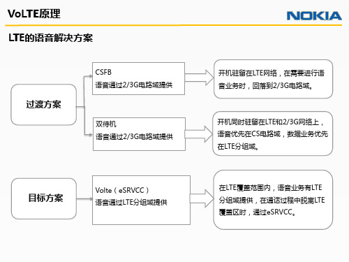 lte的语音解决方案