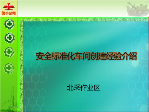 标准化车间经验介绍PPT课件