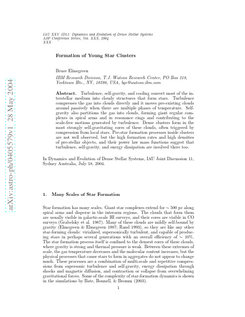Formation of Young Star Clusters