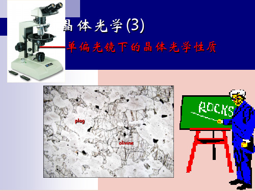 3单偏光下晶体光学性质