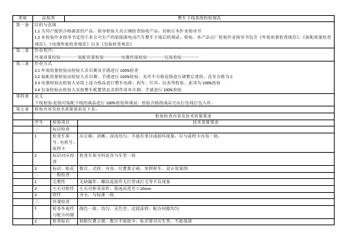 整车下线电控系统检验规范