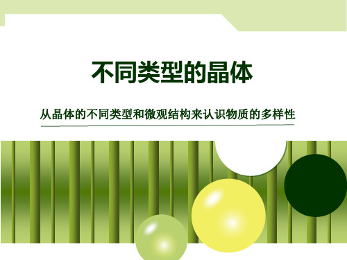 高中化学必修2苏教《专题1 微观结构与物质的多样性第三单元从微观结构看物质的多样性》453PPT课件 一等奖