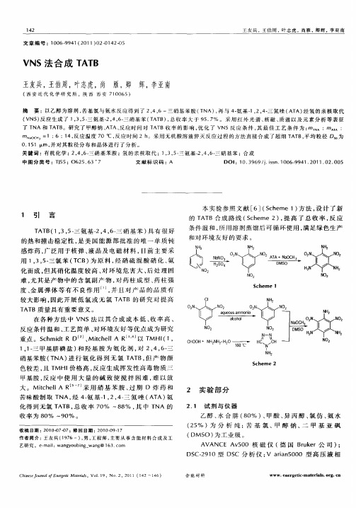 VNS法合成TATB