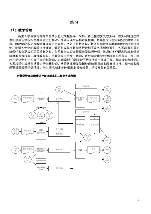 学习资料：业务及数据流图示例