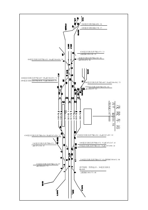 西平线车站配线图