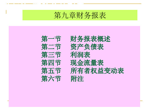 财务报表概述(PPT 43页)