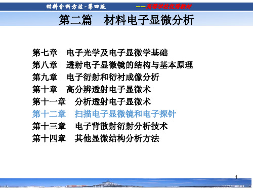 材料分析方法(第4版)-第十二章