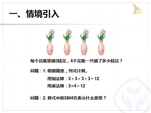 人教版四年级数学下册乘除法的意义和各部分之间的关系ppt课件