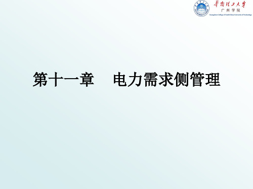 电力需求侧管理PPT课件